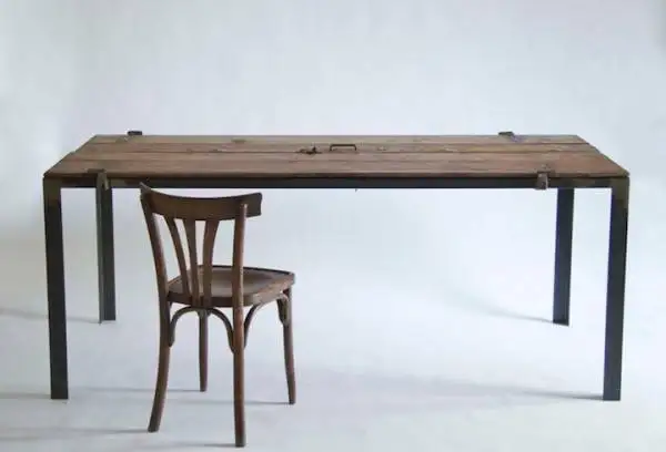 Mesa de madera recuperada 02